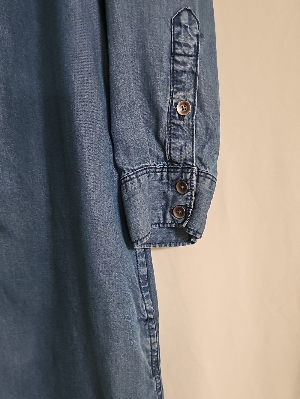 GAP Denim Shirt Dress - Blue - Picture 3 of 5
